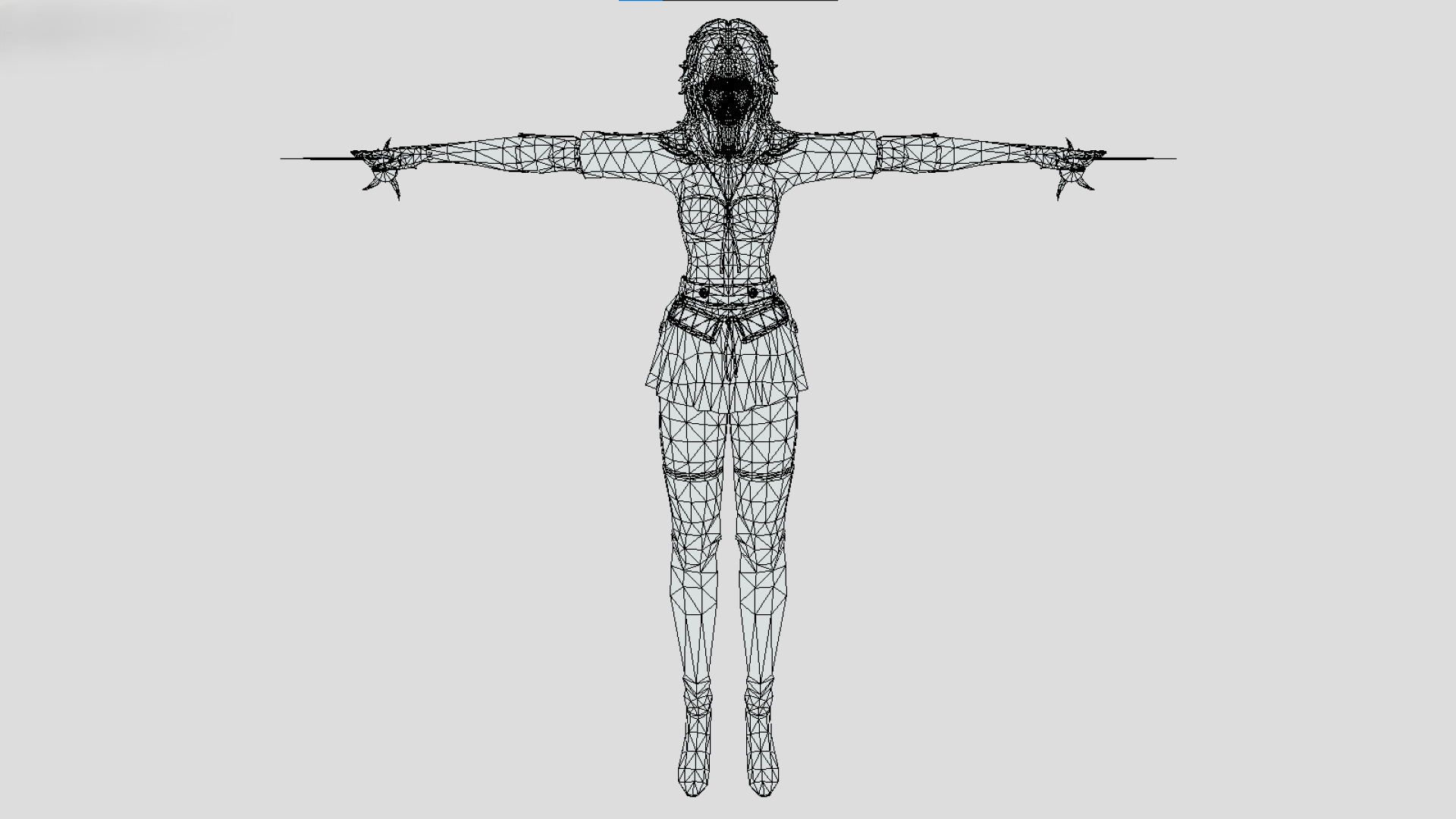 Mamiya - Fist Of The North Star - Legends Revive Low-poly 3D model_2