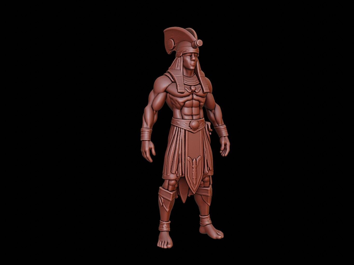 Osiris Figure 3D print model_1