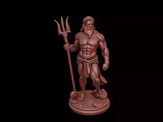 Poseidon Figure