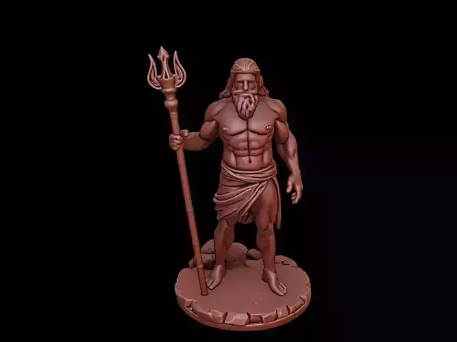 Poseidon Figure