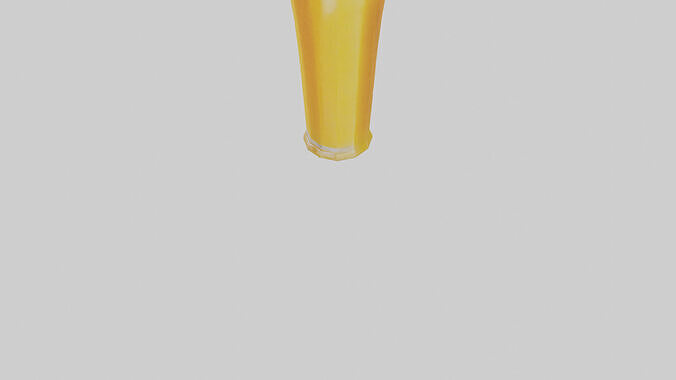 Mango juice model Low-poly 3D model 6