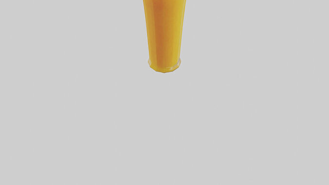 Mango juice model Low-poly 3D model 5