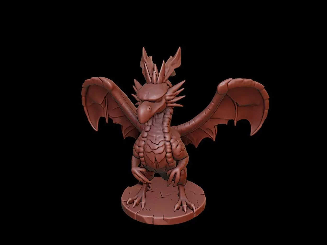 Quetzalcoatl Figure 3D print model_0