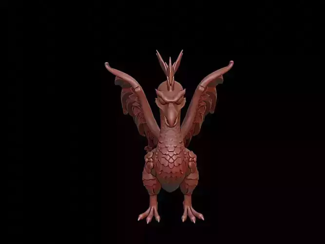 Quetzalcoatl Figure 3D print model