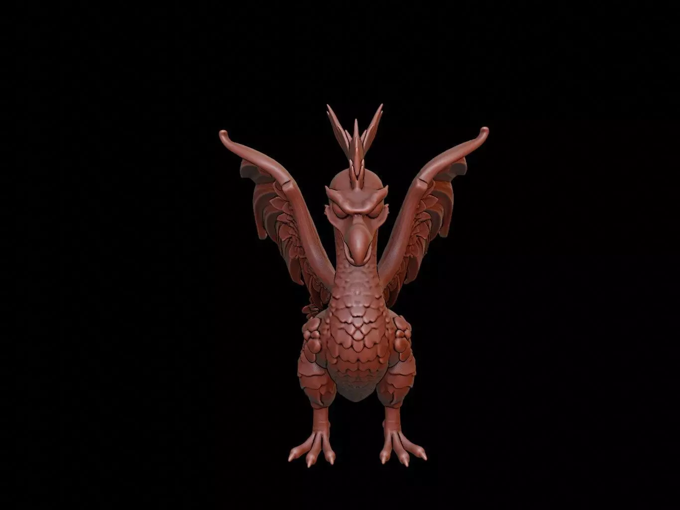 Quetzalcoatl Figure 3D print model_0