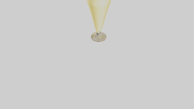Mango lassi model Low-poly 3D model 4