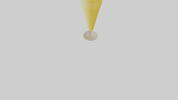 Mango lassi model Low-poly 3D model 5