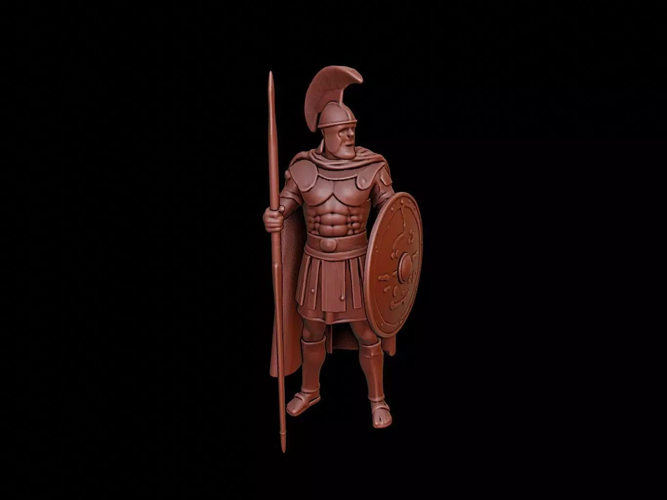 Roman Legionnaire Figure 3D print model_0