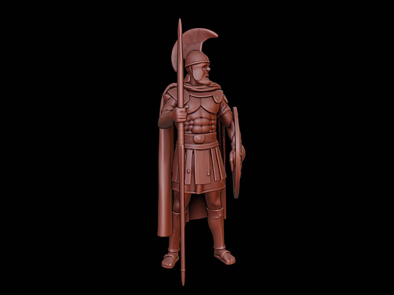 Roman Legionnaire Figure 3D print model_1