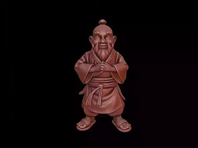 Shaolin Monk Figure