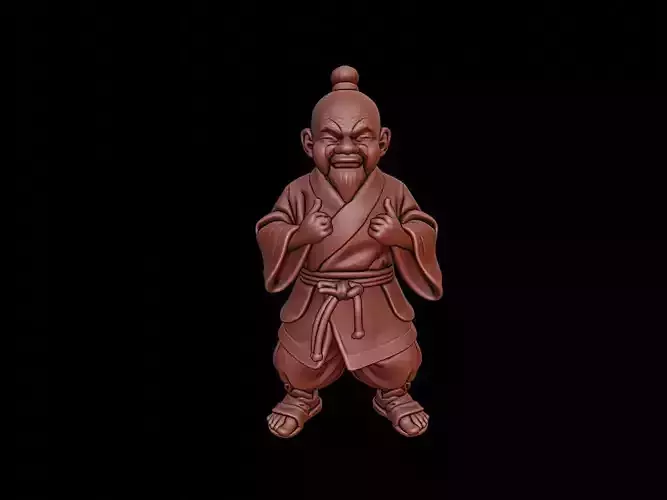 Shaolin Monk Figure