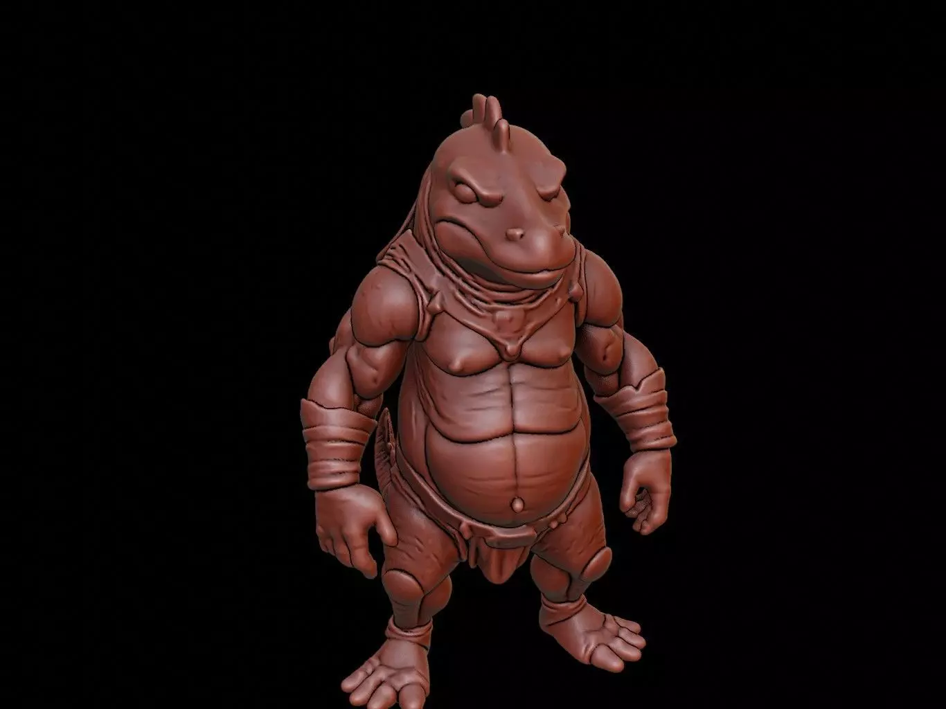 Sobek Figure 3D print model_0