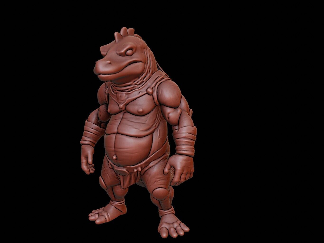 Sobek Figure 3D print model_2