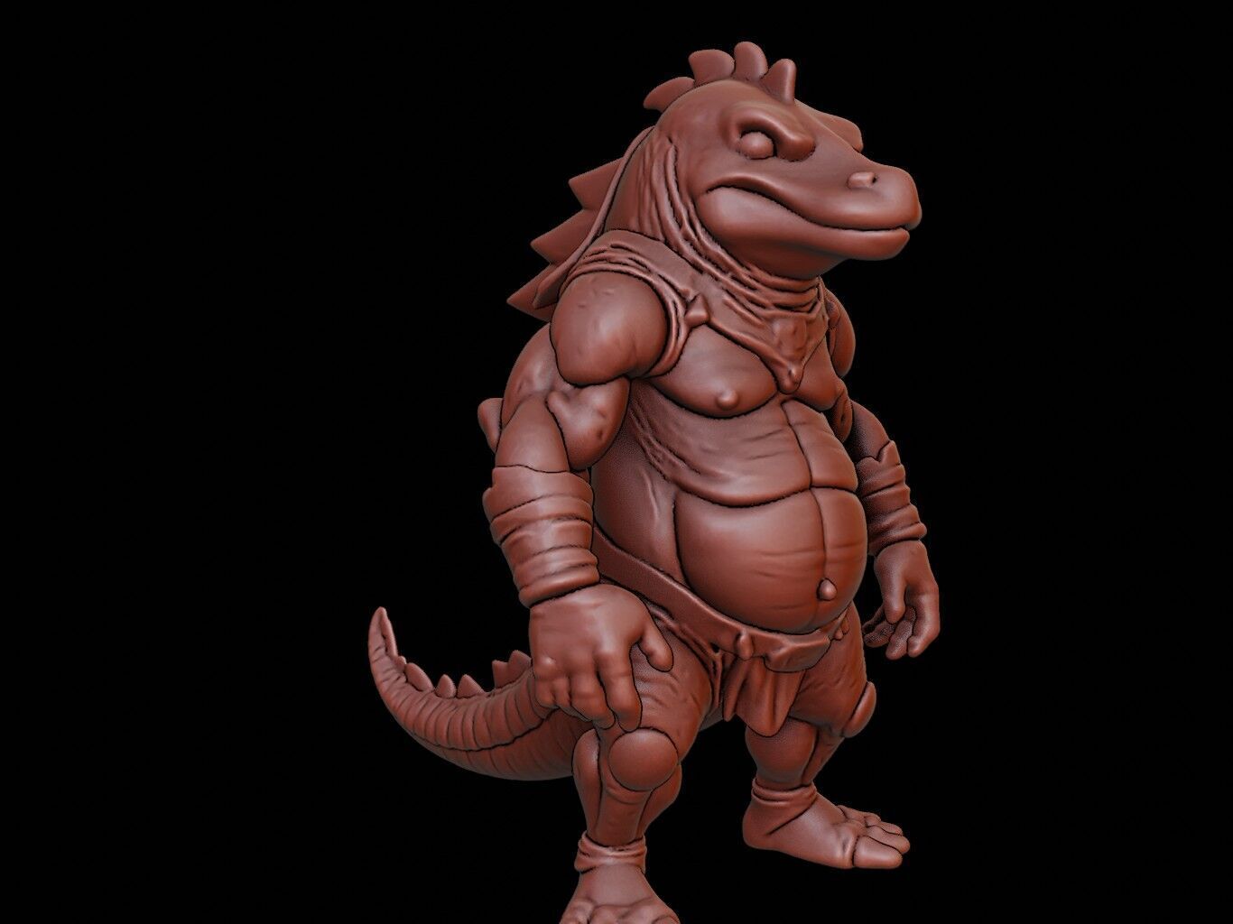 Sobek Figure 3D print model_1
