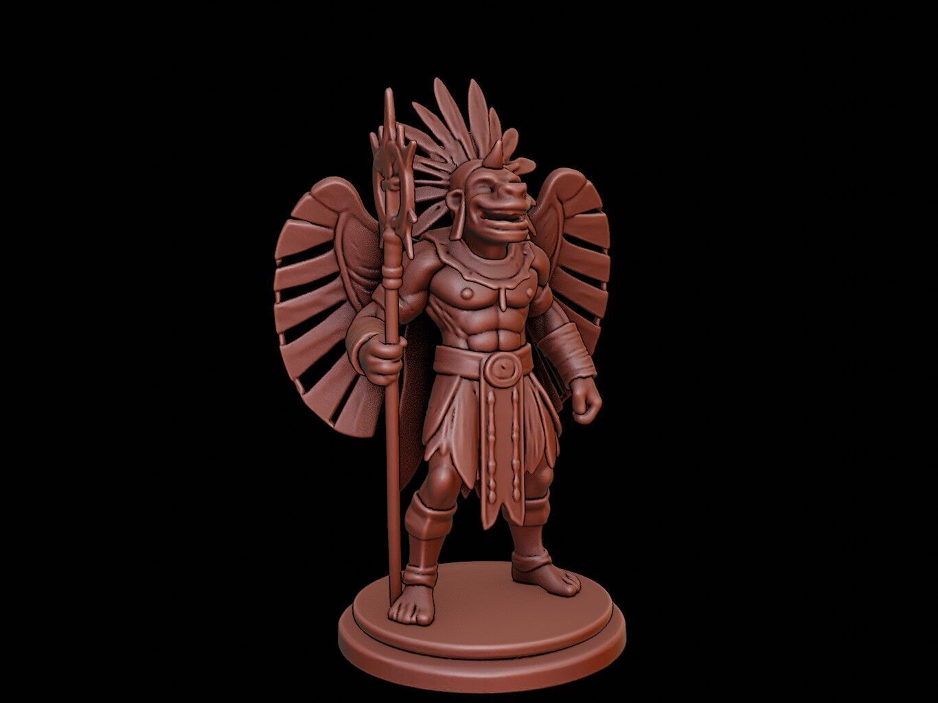 Tezcatlipoca Figure 3D print model_1