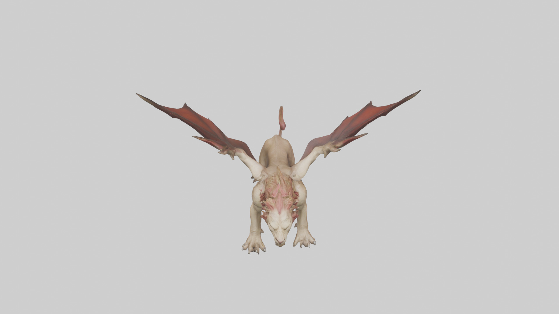 Manticore model Low-poly 3D model_16