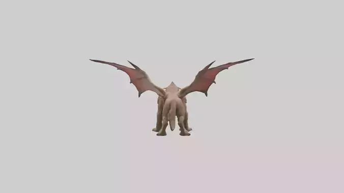Manticore model Low-poly 3D model