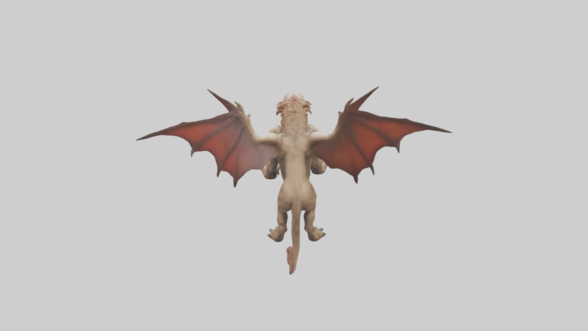 Manticore model Low-poly 3D model_15