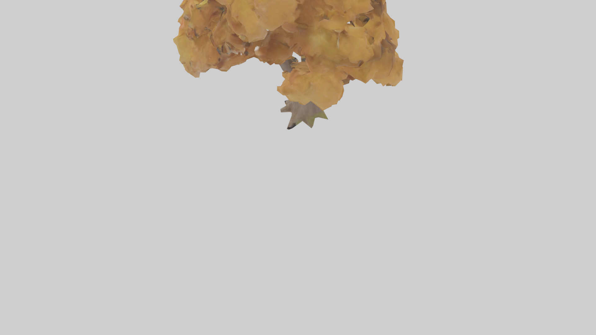 Maple tree model Low-poly 3D model_3