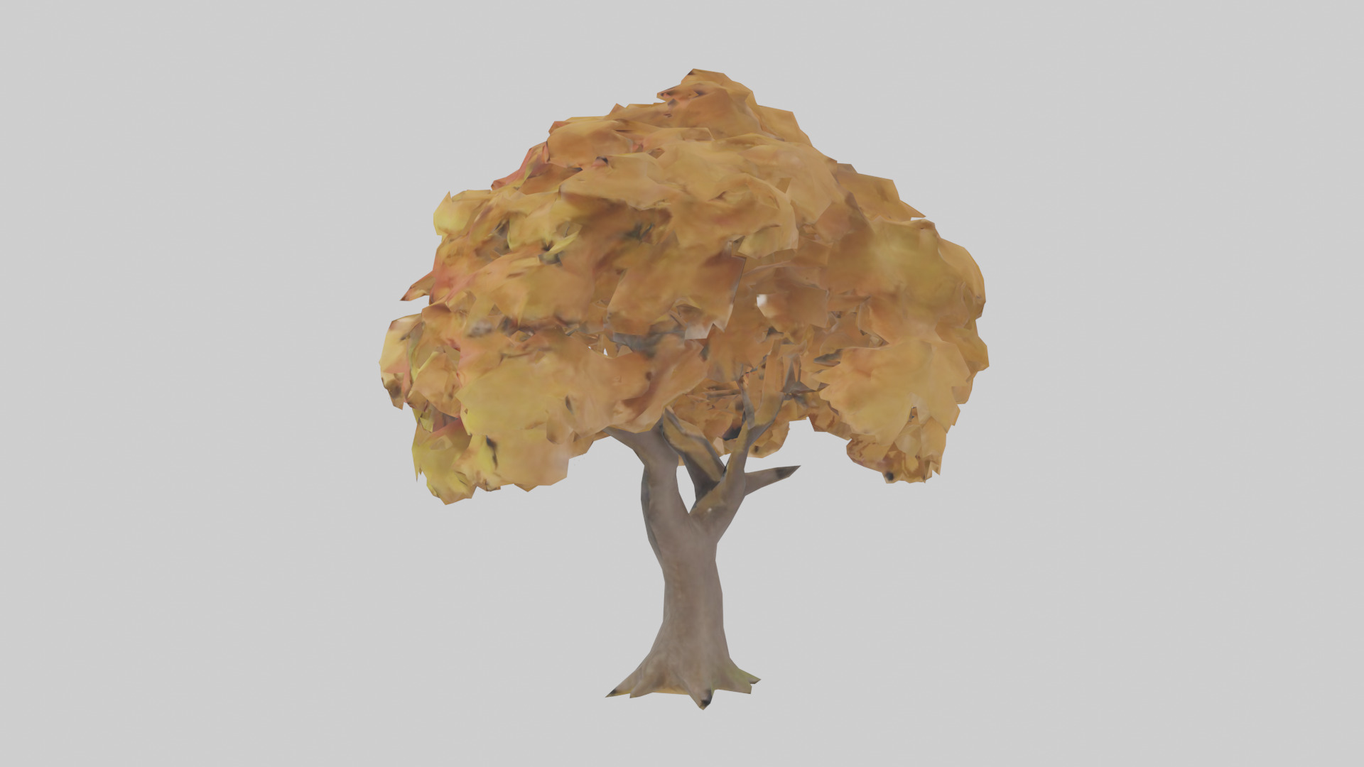 Maple tree model Low-poly 3D model_12