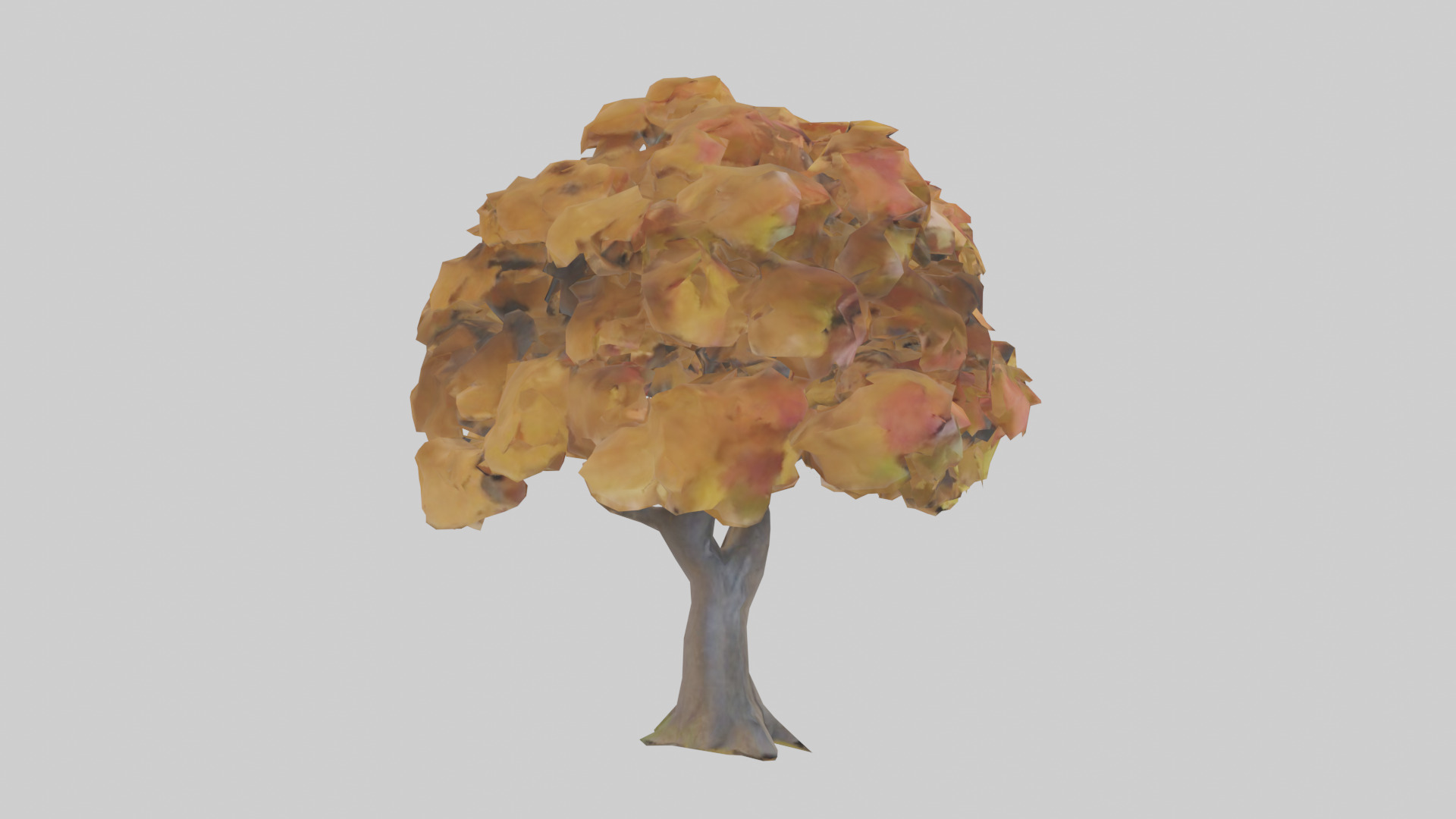 Maple tree model Low-poly 3D model_13