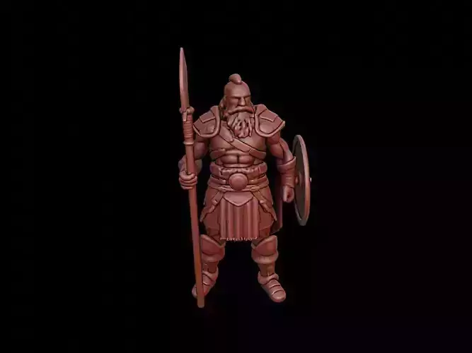 Viking Warrior Figure