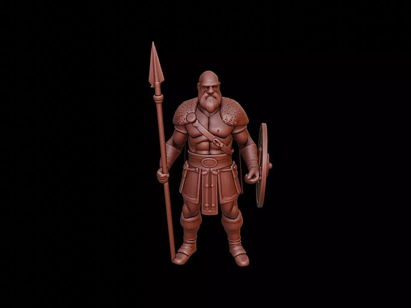Viking Warriors Figure 3D print model