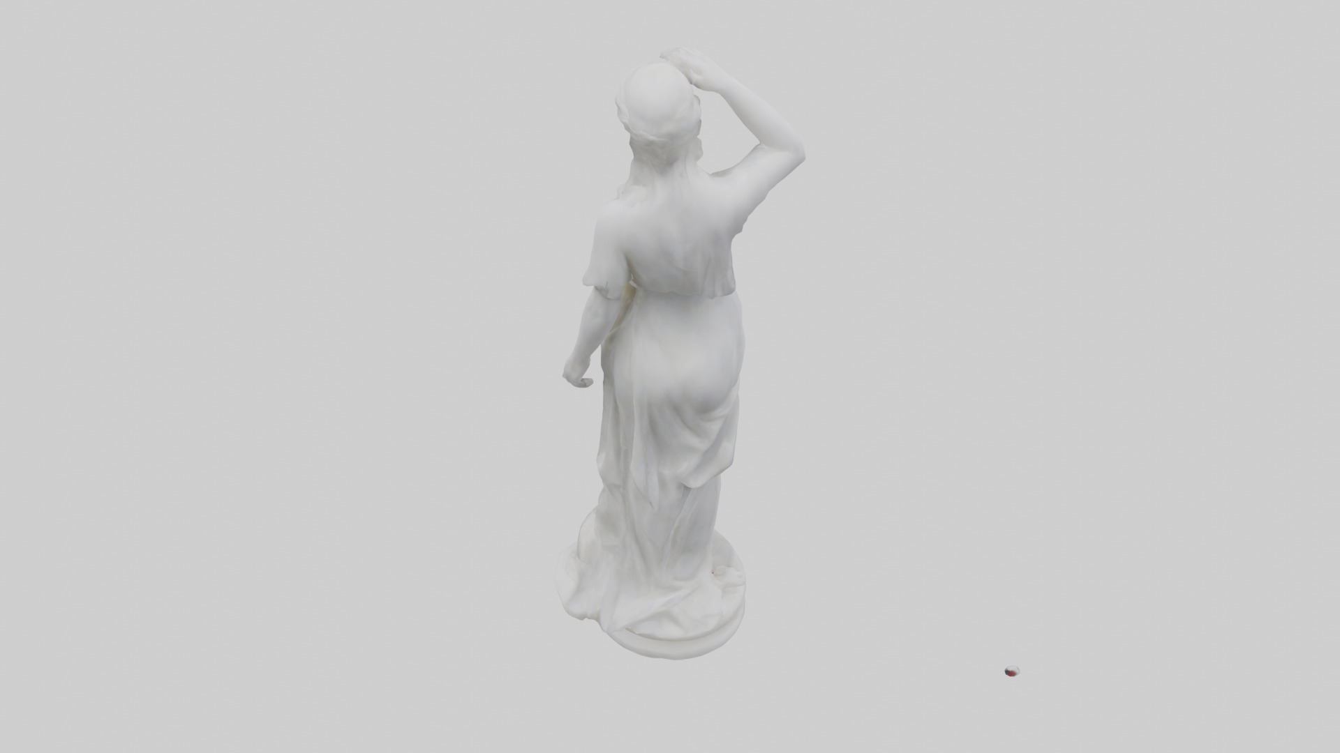 Marble sculpture model Low-poly 3D model_15