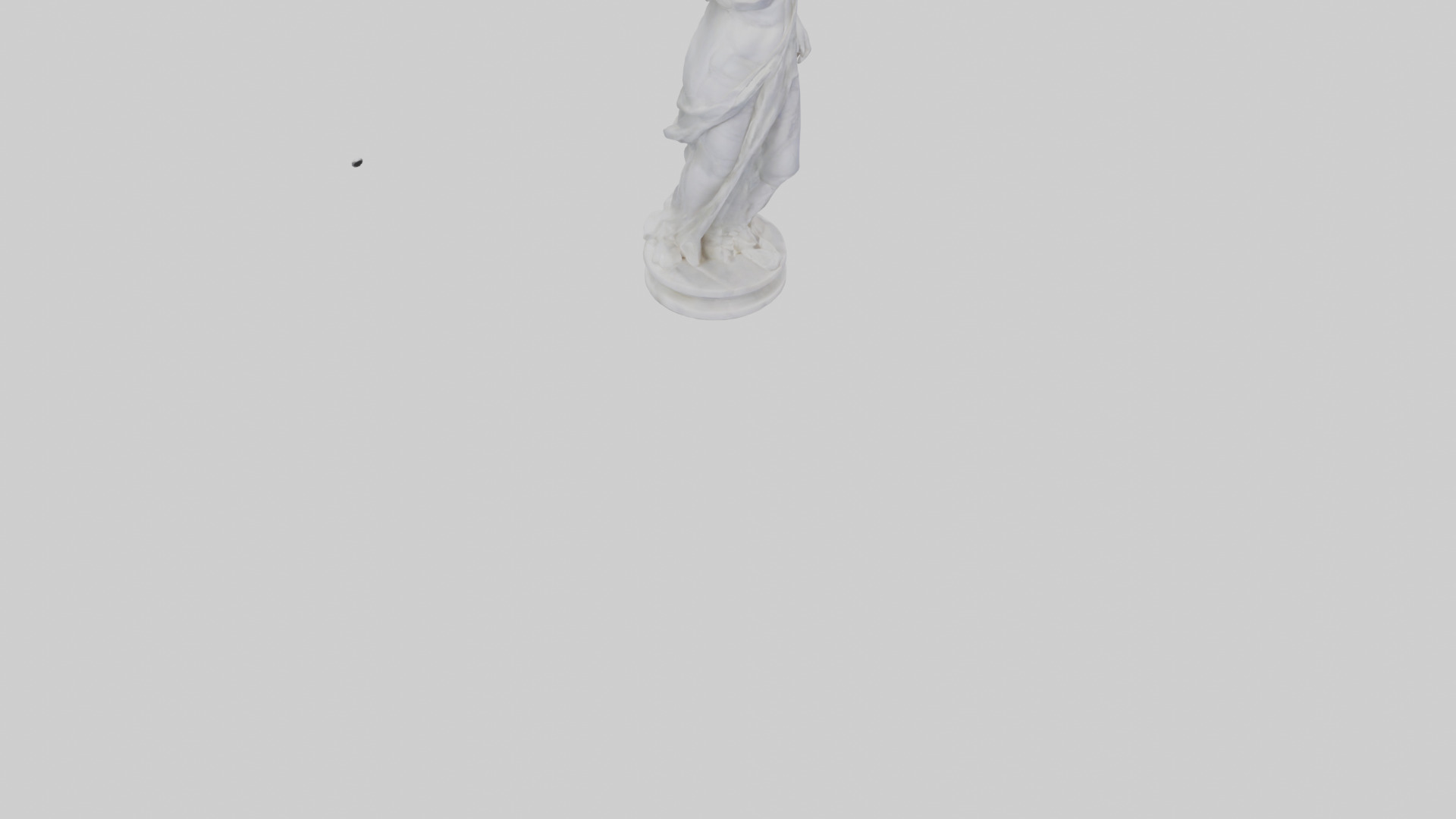Marble sculpture model Low-poly 3D model_6