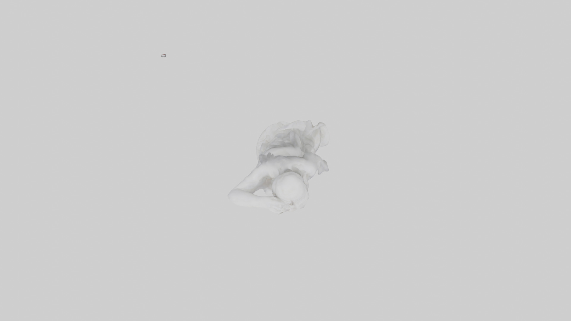 Marble sculpture model Low-poly 3D model_14