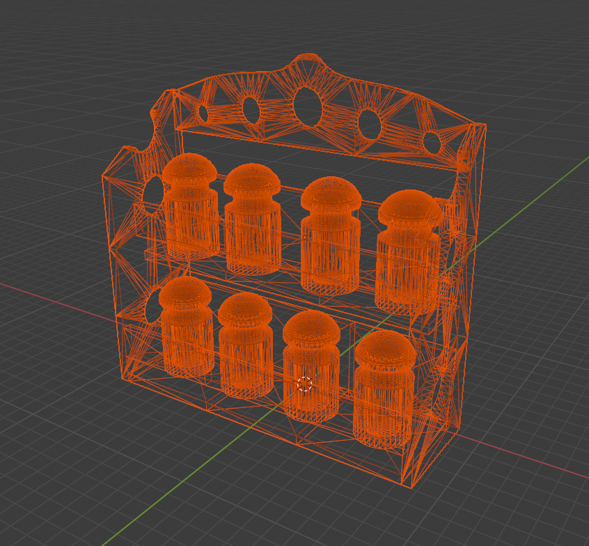 Spice rack 3D model_5