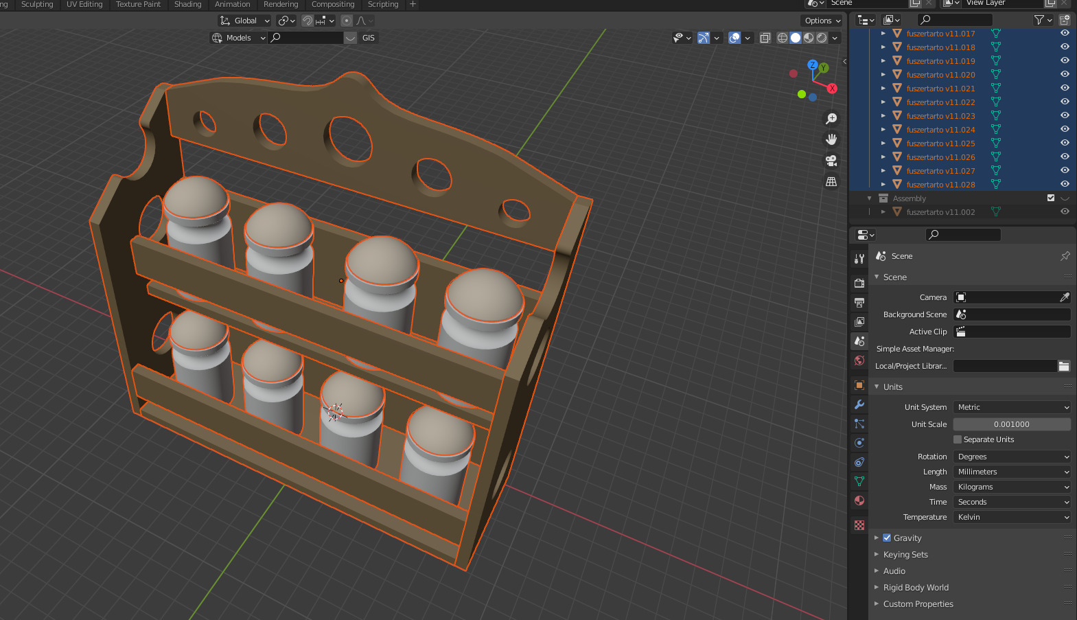 Spice rack 3D model_6