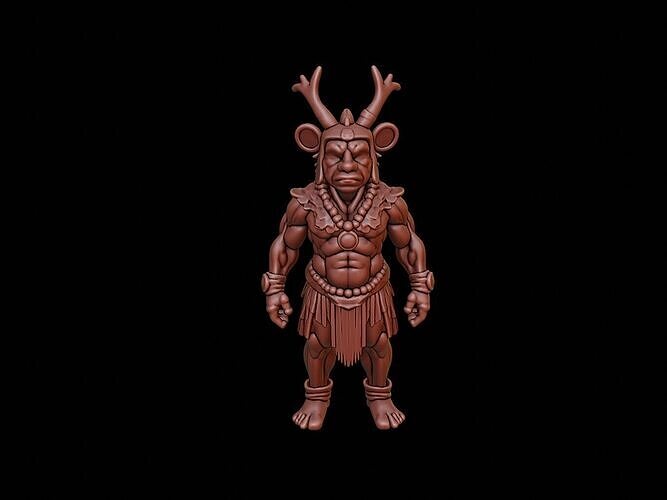 Viracocha Figure 3D print model