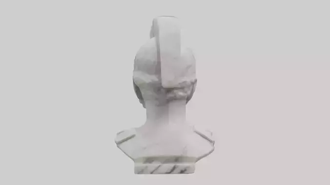 Marble Soldier bust model