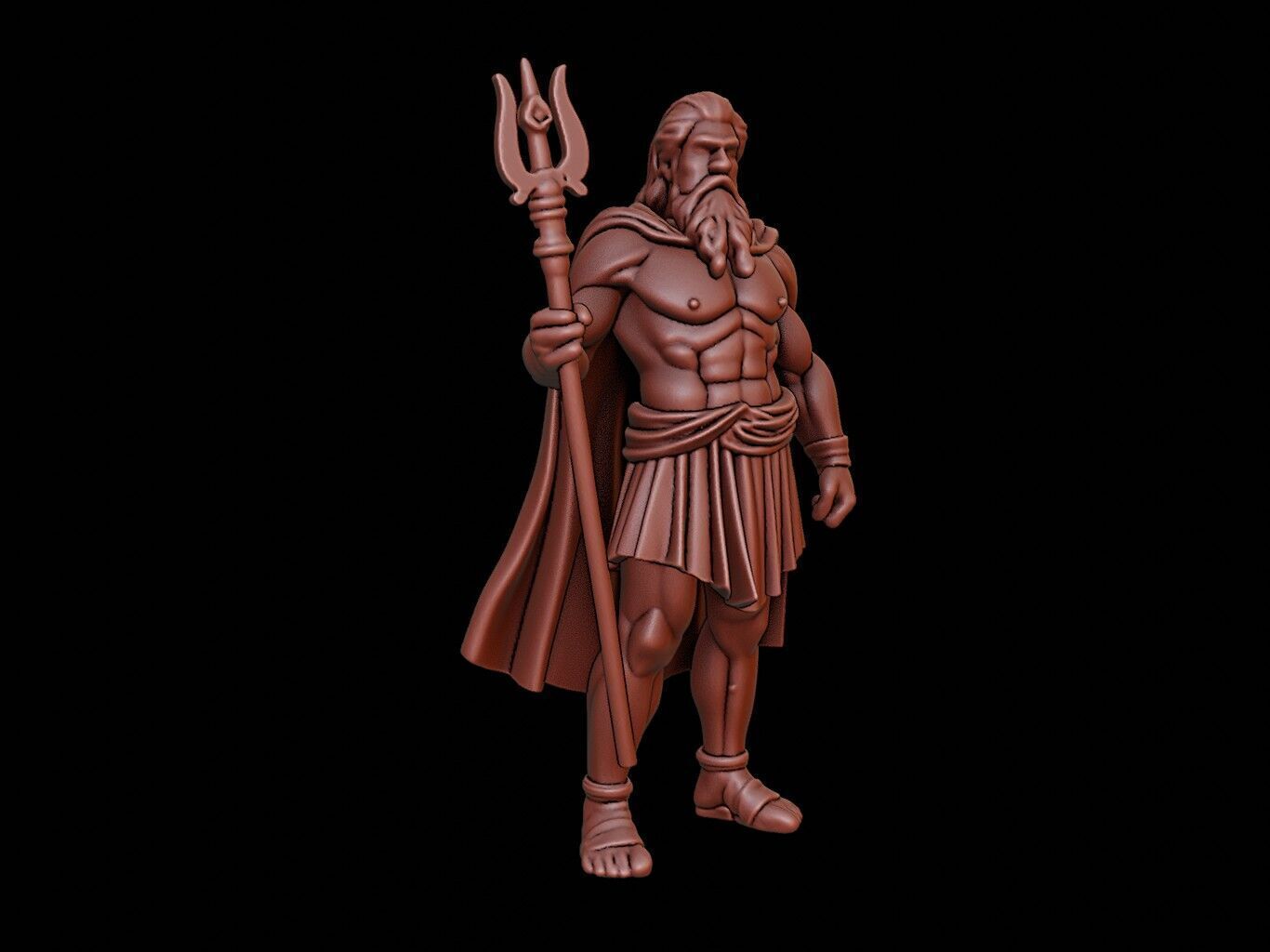 Zeus Figure 3D print model_1