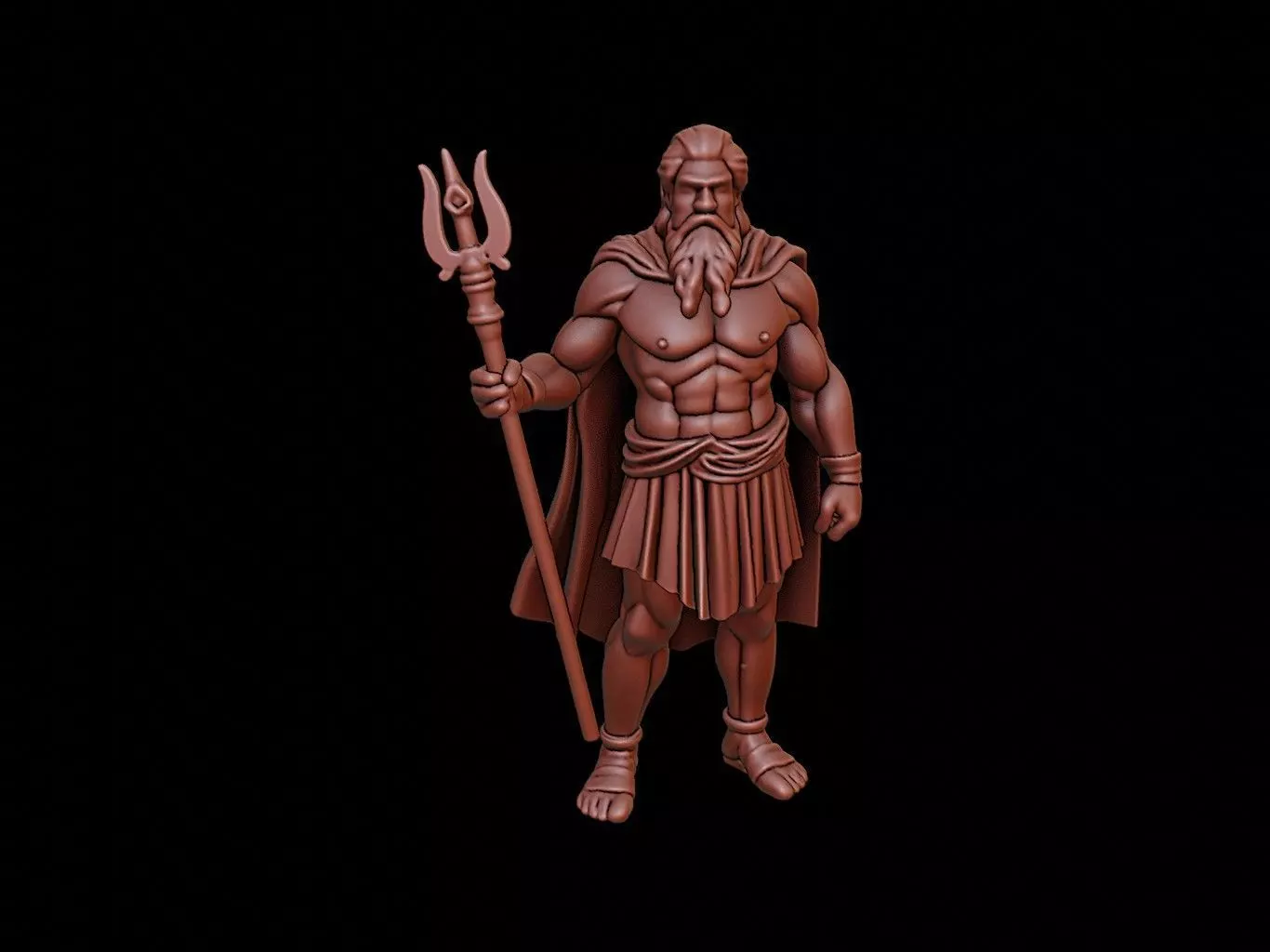 Zeus Figure 3D print model_0