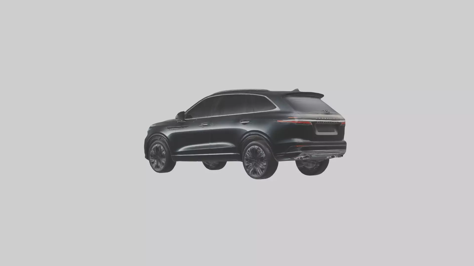 Lux Car Model Low-poly 3D model_0