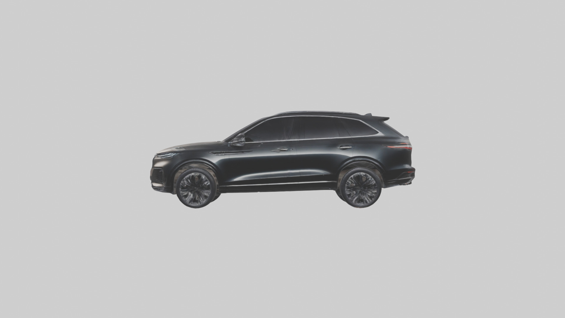 Lux Car Model Low-poly 3D model_12