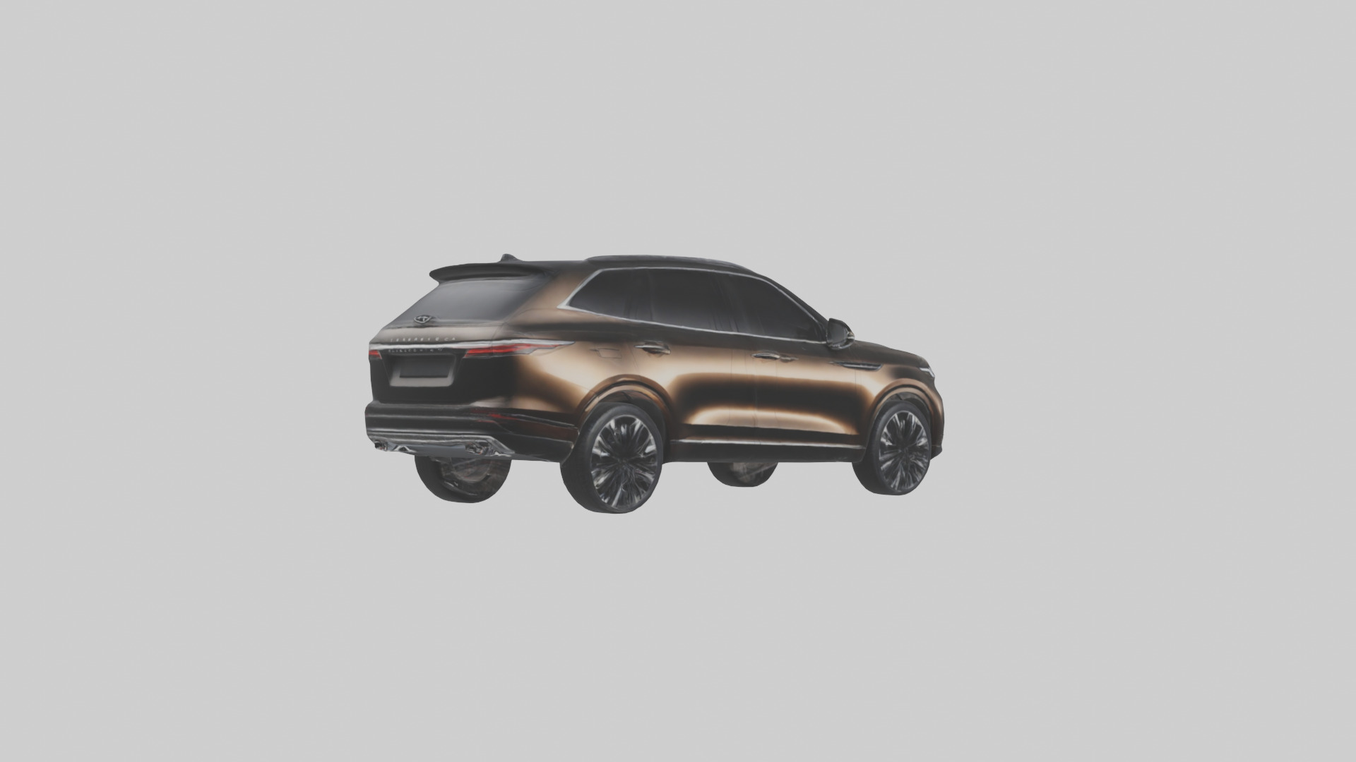 Lux Car Model Low-poly 3D model_2