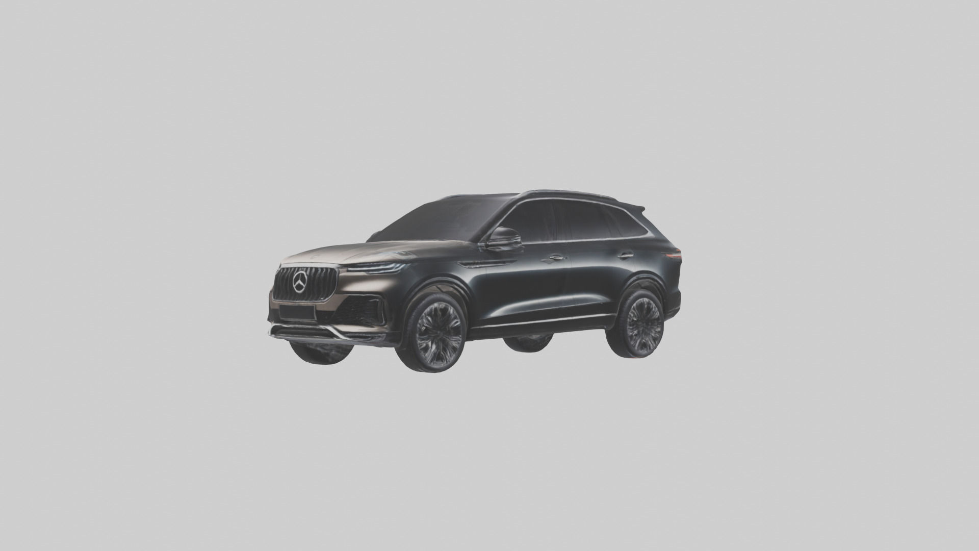 Lux Car Model Low-poly 3D model_10