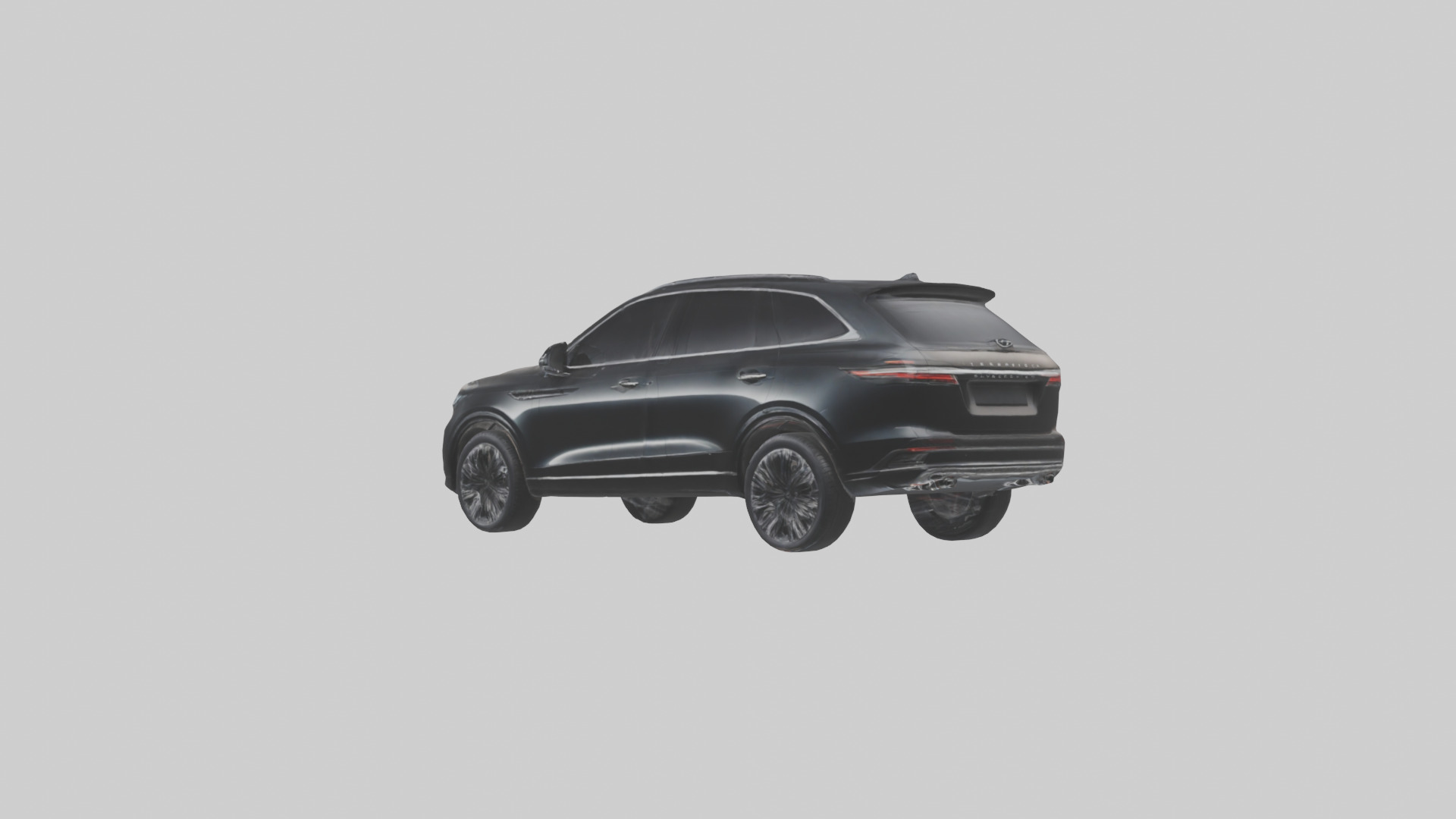 Lux Car Model Low-poly 3D model_1