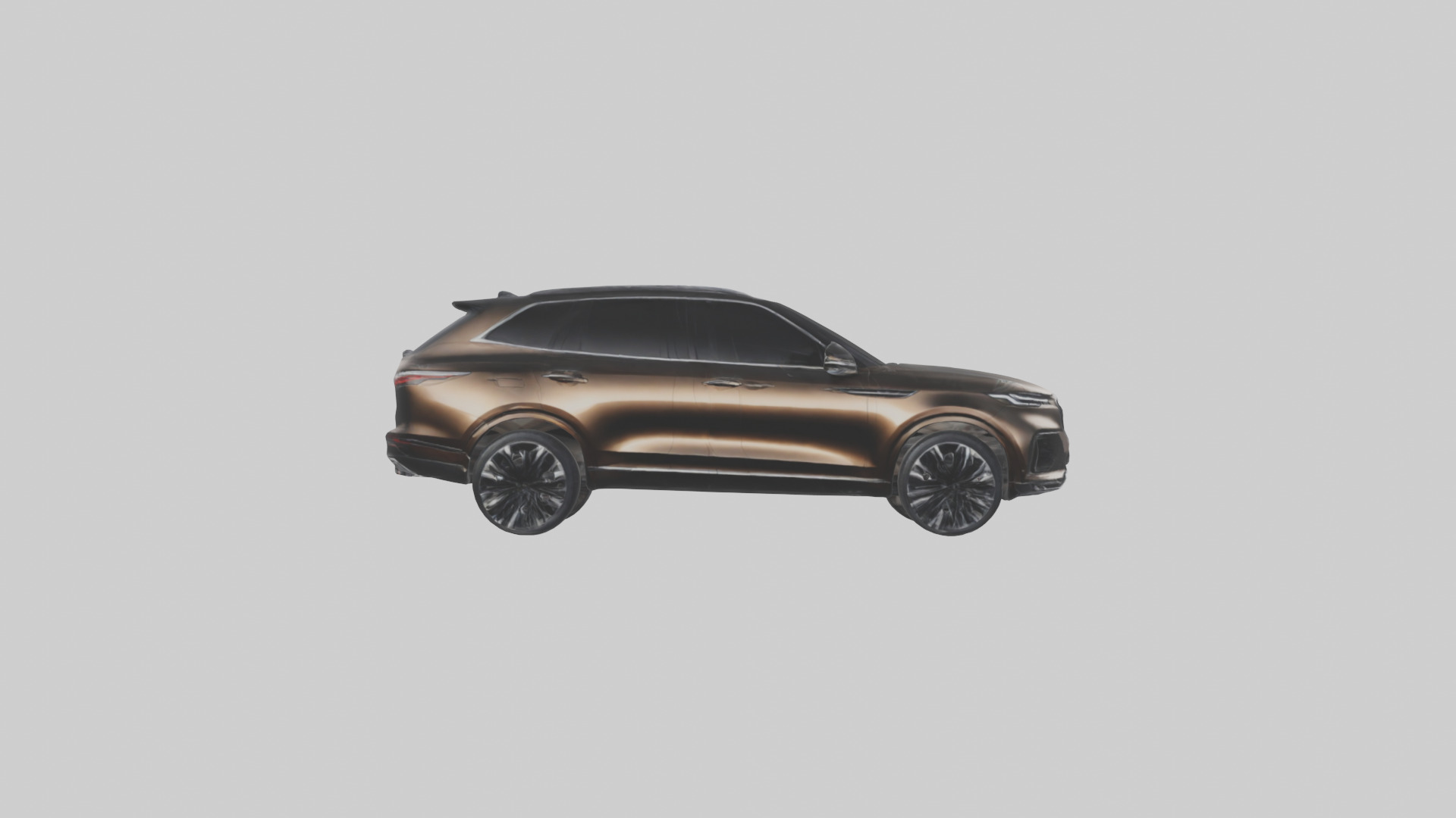 Lux Car Model Low-poly 3D model_13