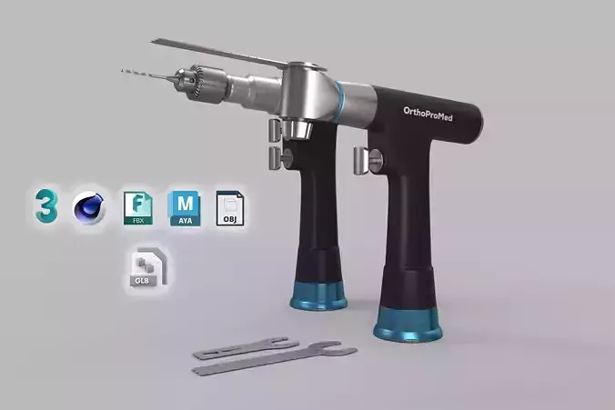 MEDICAL ELECTRIC DRILL AND BONE SAW