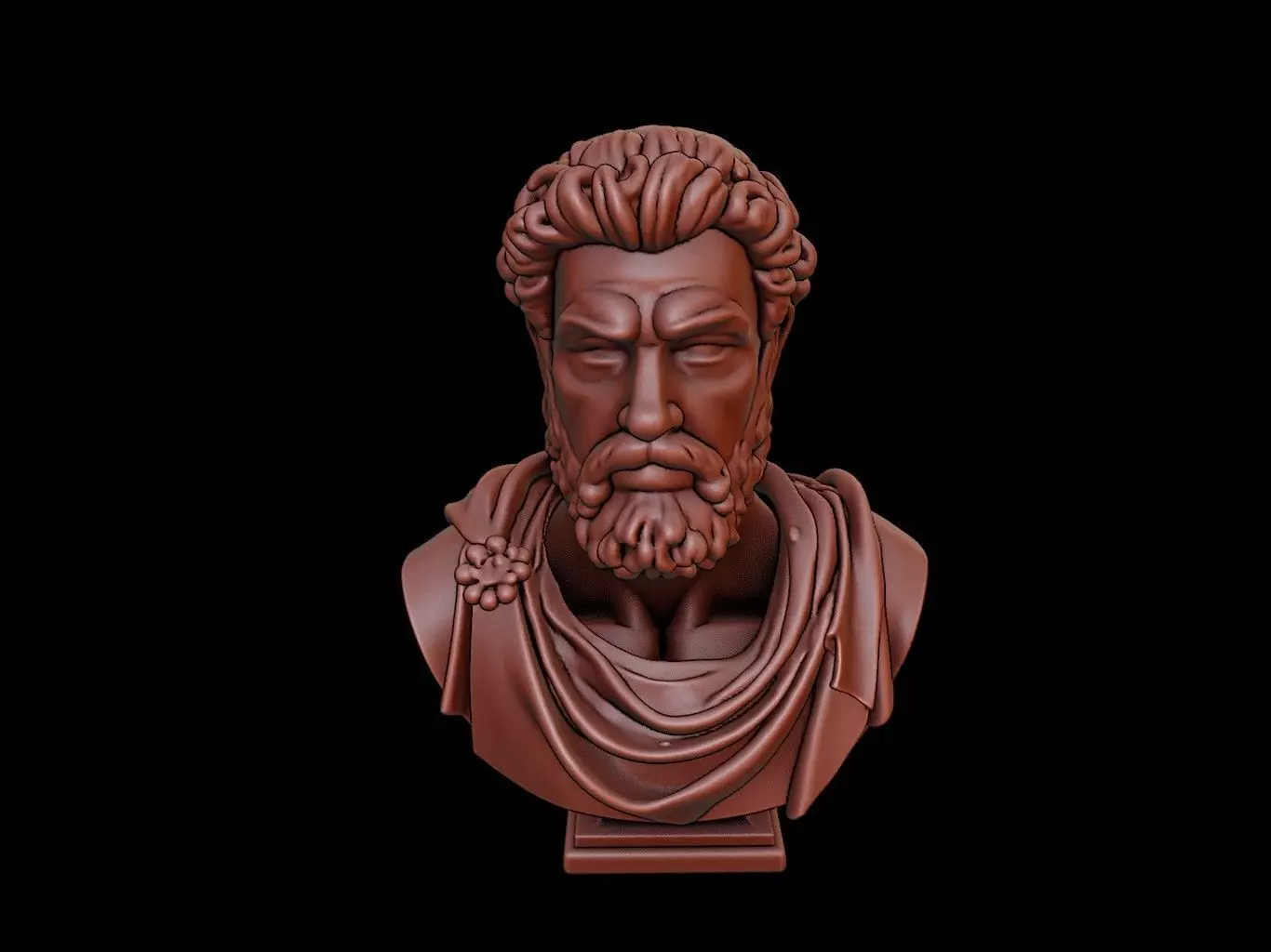 Alexander the Great Bust 3D print model_0