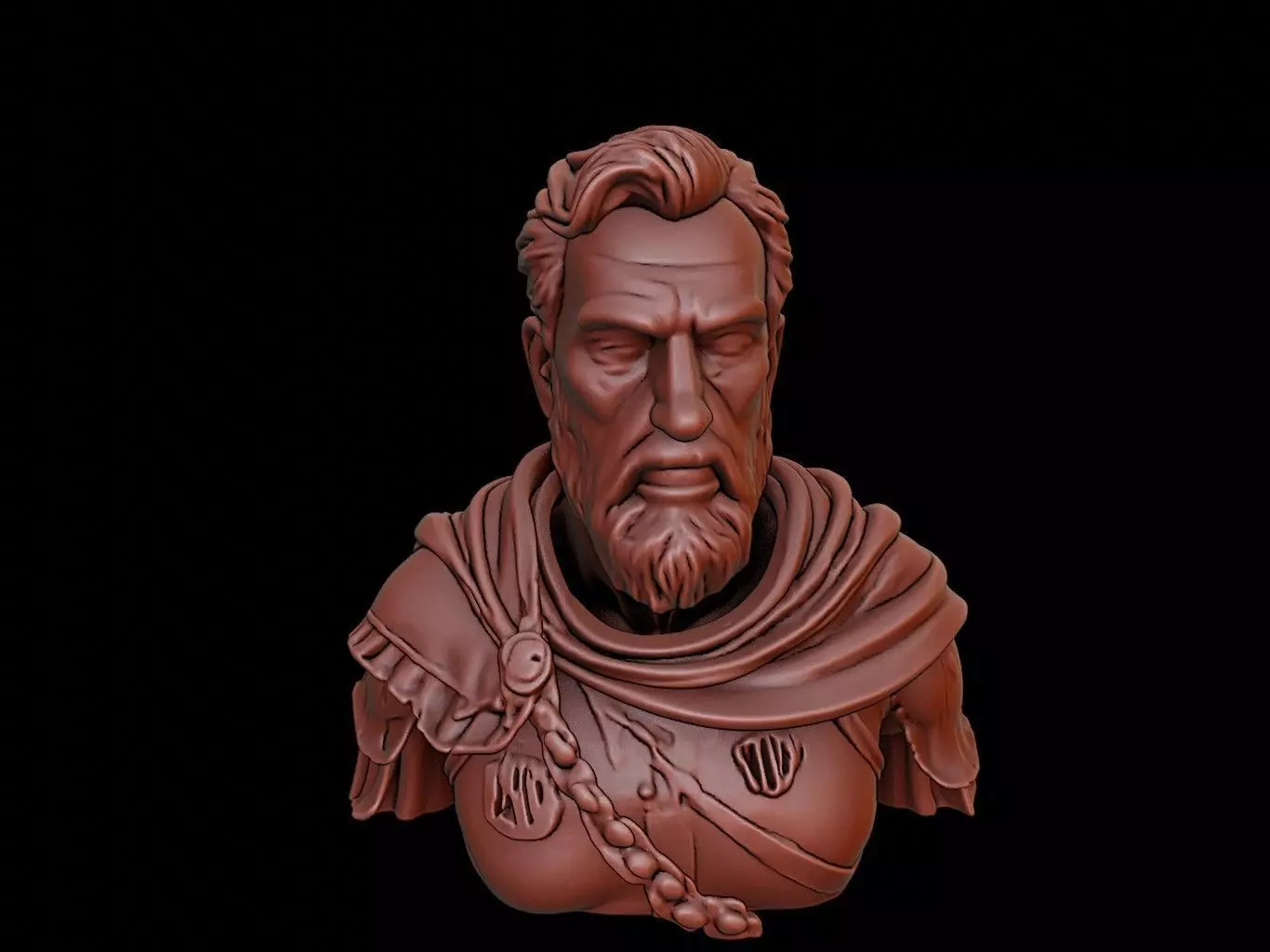 Alp Arslan Bust 3D print model