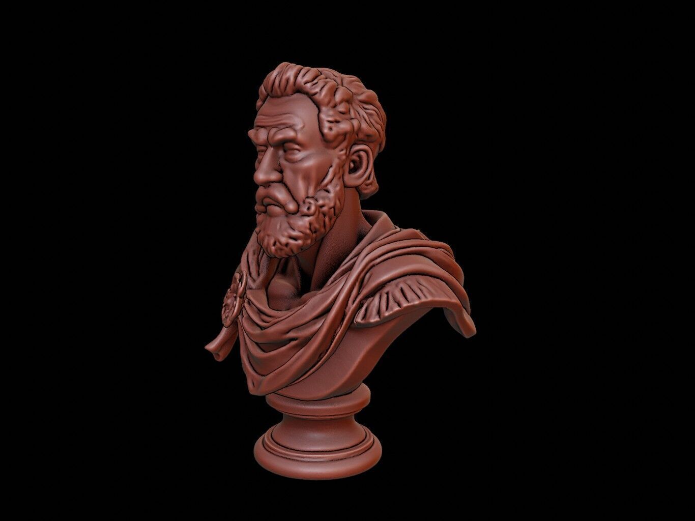 Arminius Bust 3D print model_2