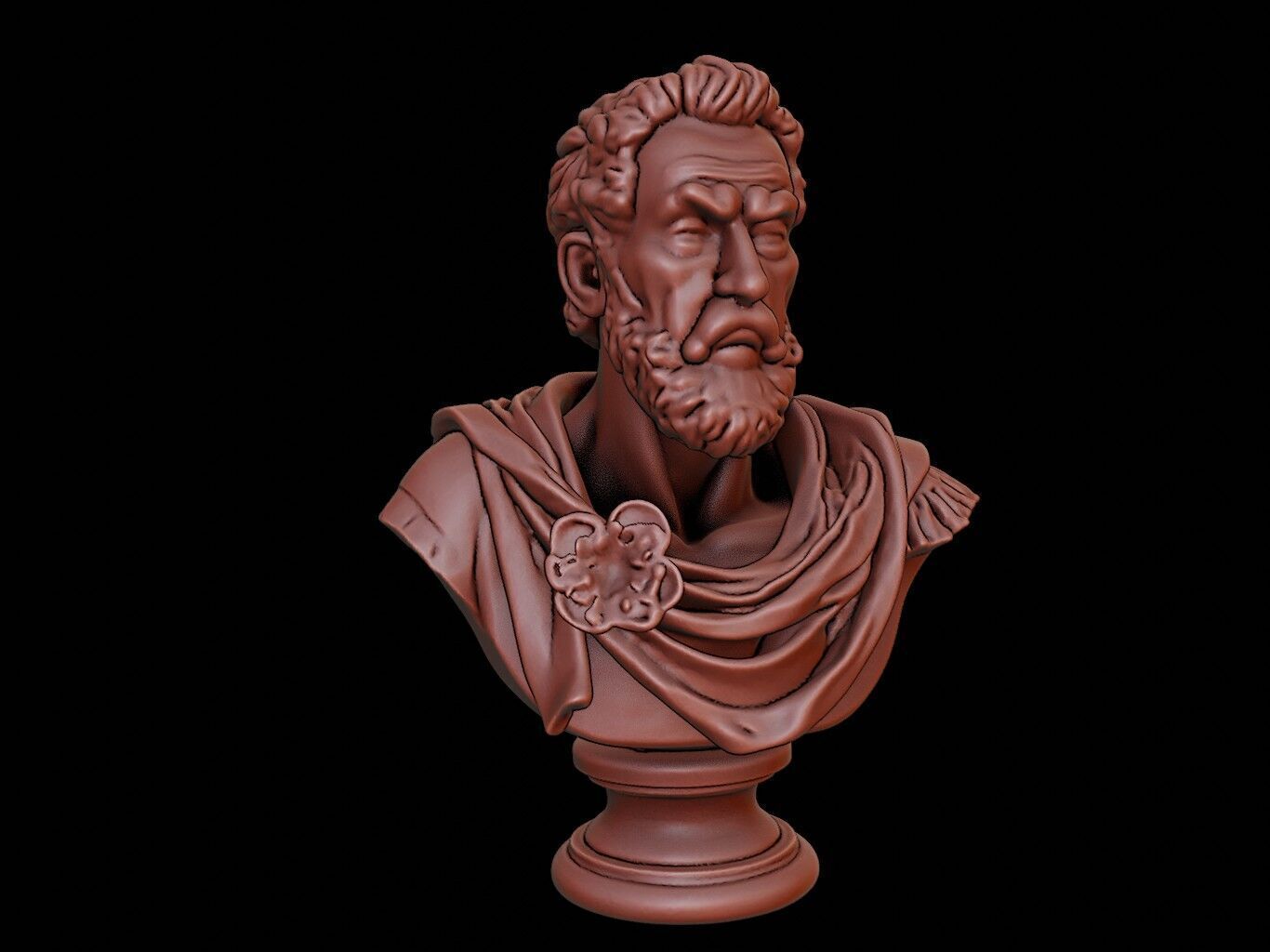 Arminius Bust 3D print model_1