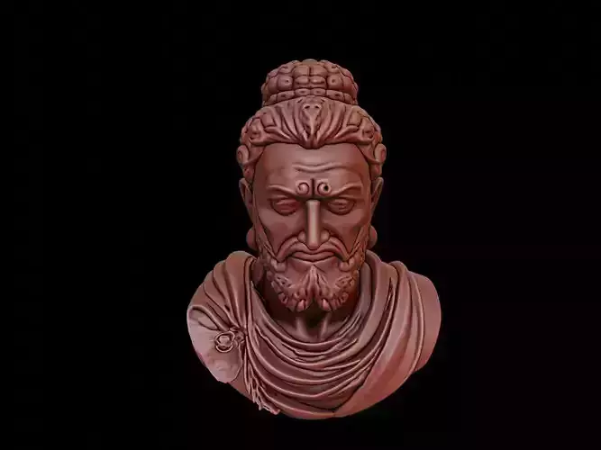 Ashoka the Great Bust