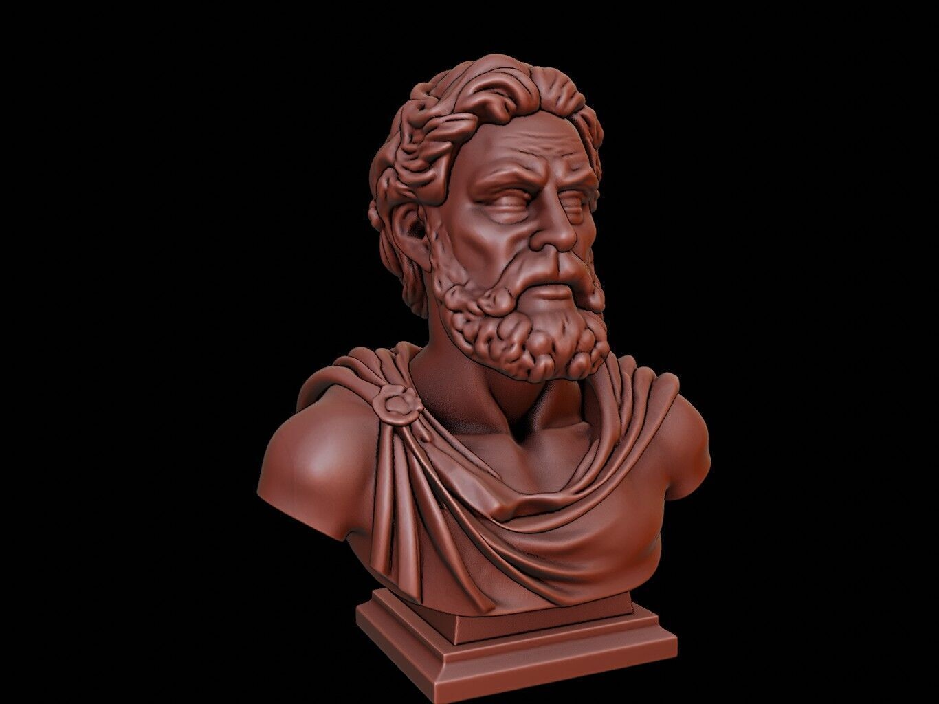Belisarius Bust 3D print model_1