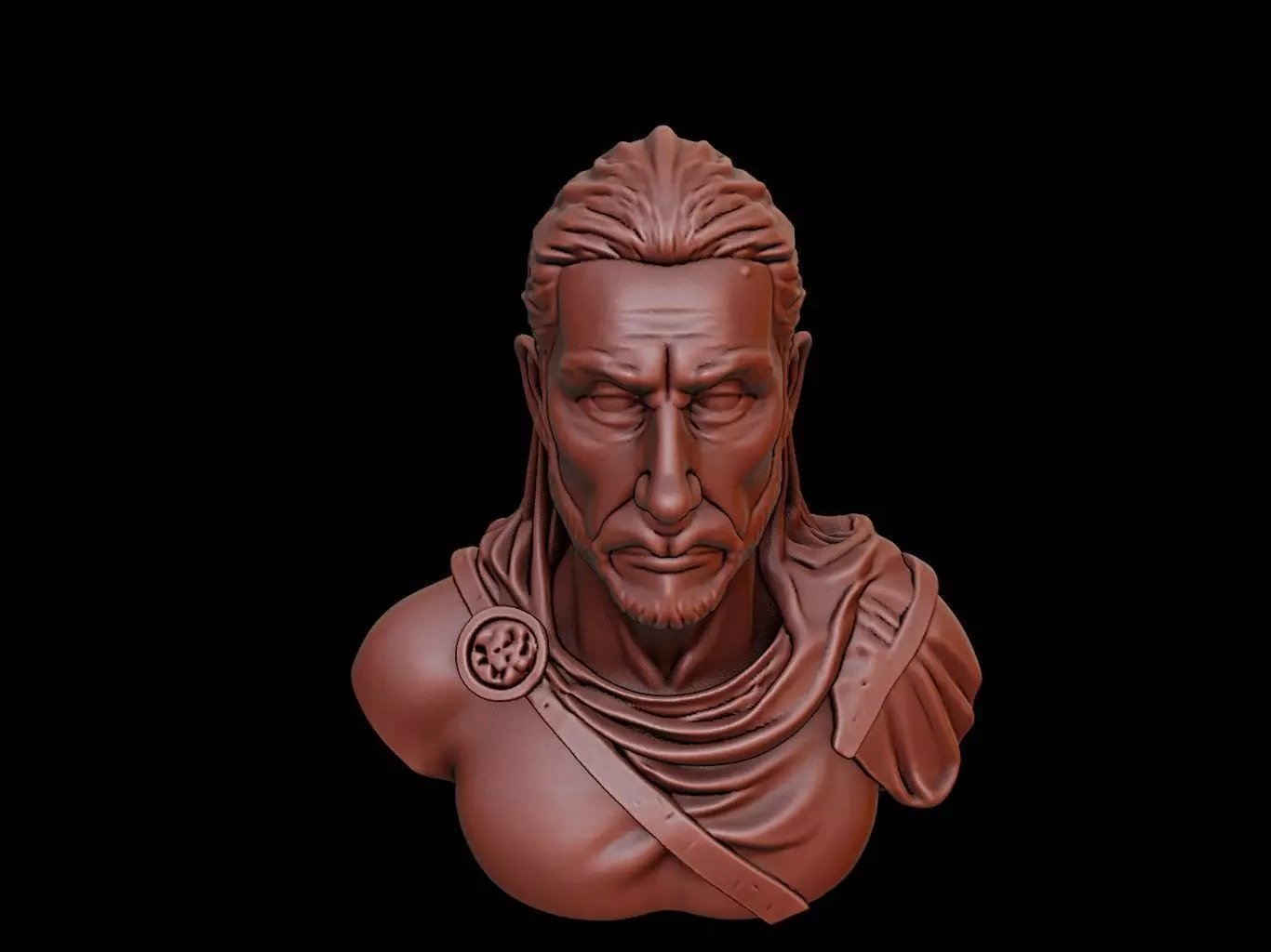 Boudica Bust 3D print model